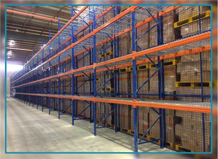 Konvansyonèl Depo Selektif Palèt Racking